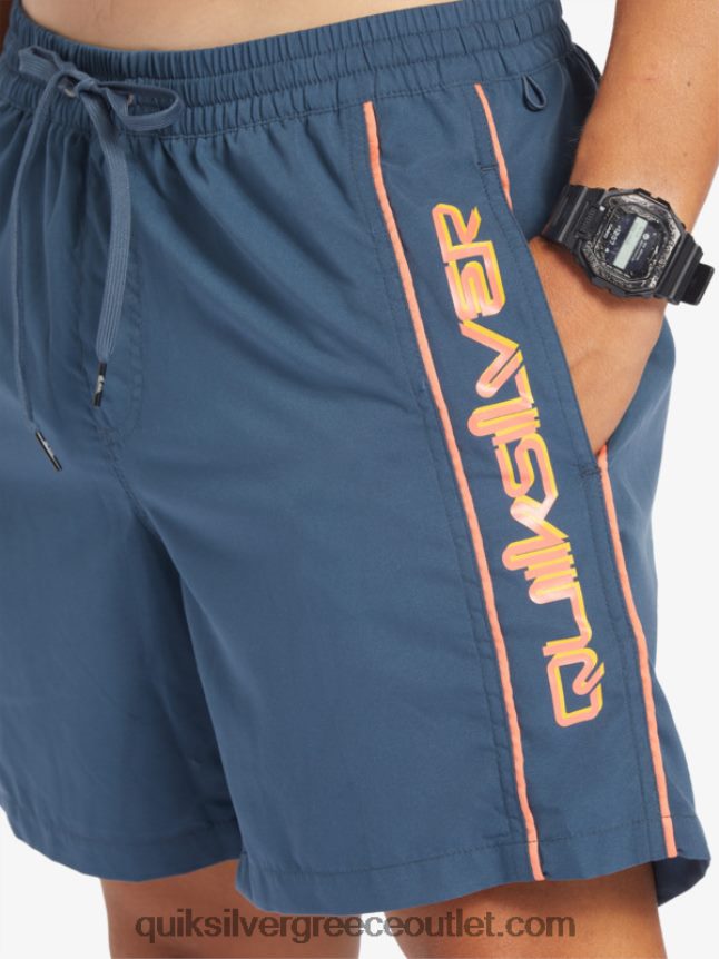 καθημερινό vert 16 βολέ Quiksilver άνδρες 66LP84699 μεσάνυχτα ναυτικό