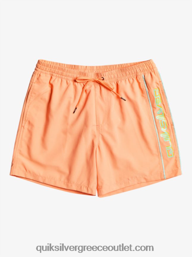 καθημερινό vert 16 βολέ Quiksilver άνδρες 66LP84703 φρέσκος σολομός