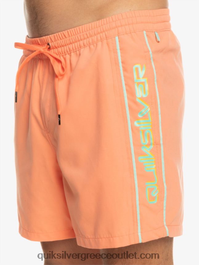 καθημερινό vert 16 βολέ Quiksilver άνδρες 66LP84703 φρέσκος σολομός