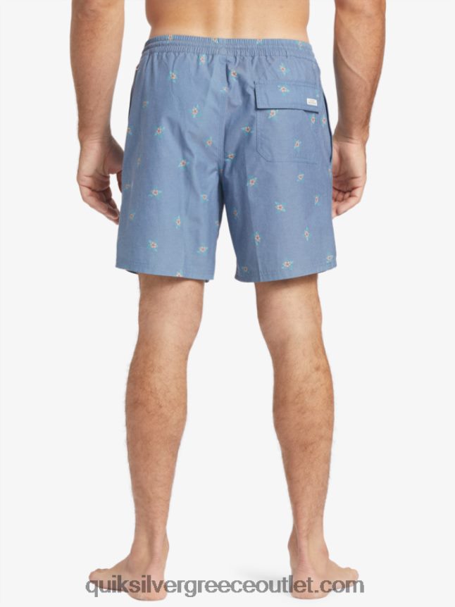 waterman μικρά πετάλια 17 βολέ Quiksilver άνδρες 66LP84395 σημαία μπλε μικρά πετάλια v