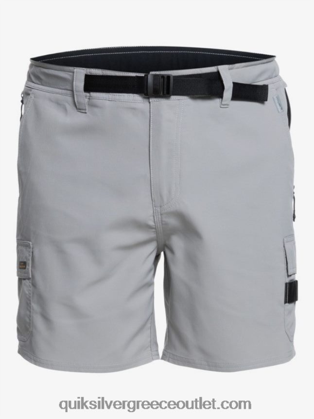 waterman αζιμούθιο αμφίβιο 18 σορτς Quiksilver άνδρες 66LP84789 καμπαναριό γκρι