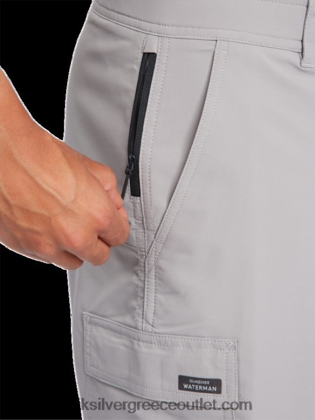 waterman αζιμούθιο αμφίβιο 18 σορτς Quiksilver άνδρες 66LP84789 καμπαναριό γκρι