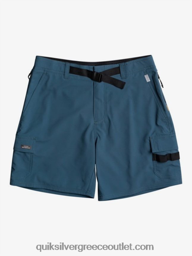 waterman αζιμούθιο αμφίβιο 18 σορτς Quiksilver άνδρες 66LP84790 μεσάνυχτα ναυτικό