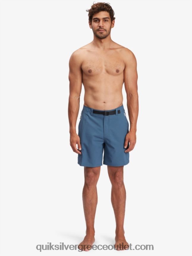 waterman αζιμούθιο αμφίβιο 18 σορτς Quiksilver άνδρες 66LP84790 μεσάνυχτα ναυτικό