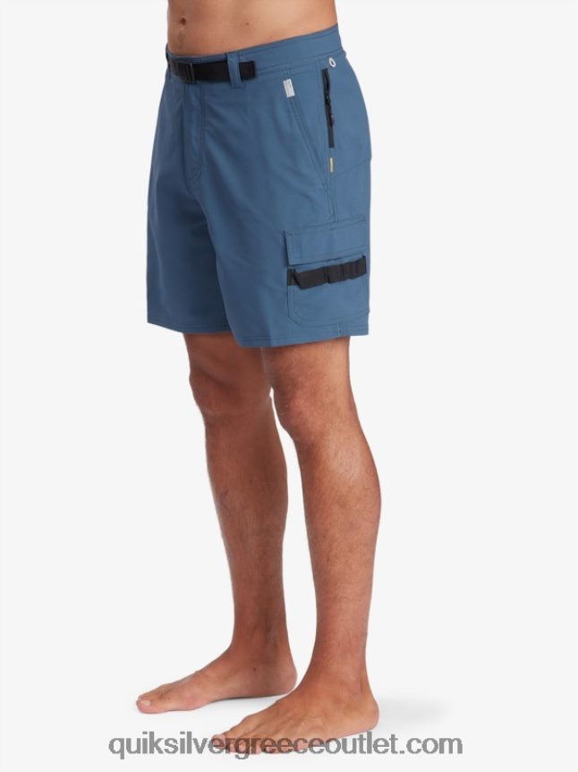 waterman αζιμούθιο αμφίβιο 18 σορτς Quiksilver άνδρες 66LP84790 μεσάνυχτα ναυτικό
