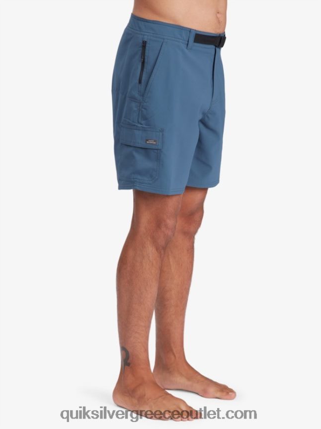 waterman αζιμούθιο αμφίβιο 18 σορτς Quiksilver άνδρες 66LP84790 μεσάνυχτα ναυτικό