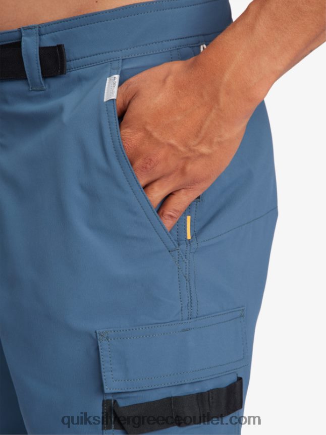 waterman αζιμούθιο αμφίβιο 18 σορτς Quiksilver άνδρες 66LP84790 μεσάνυχτα ναυτικό