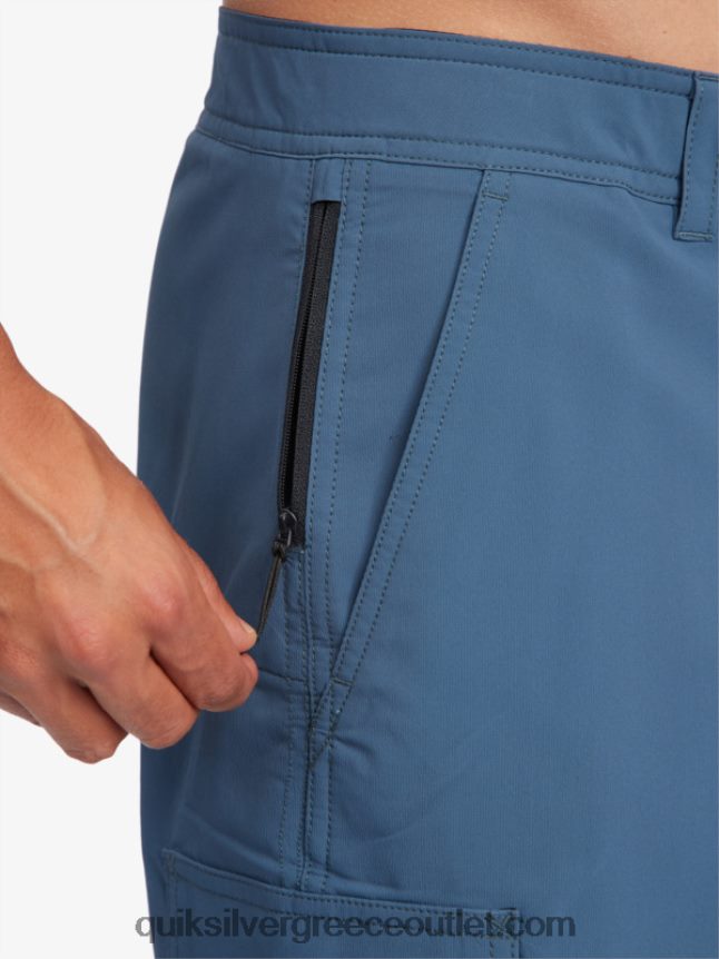 waterman αζιμούθιο αμφίβιο 18 σορτς Quiksilver άνδρες 66LP84790 μεσάνυχτα ναυτικό