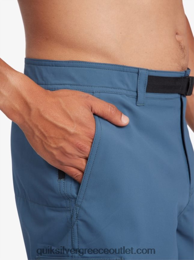 waterman αζιμούθιο αμφίβιο 18 σορτς Quiksilver άνδρες 66LP84790 μεσάνυχτα ναυτικό