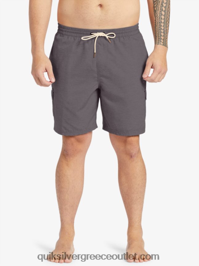 ισορροπία waterman 18 βολέ Quiksilver άνδρες 66LP84910 σκούρο γκρι ρείκι