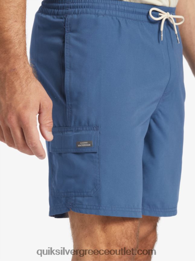 ισορροπία waterman 18 βολέ Quiksilver άνδρες 66LP84911 σημαία μπλε ρείκι