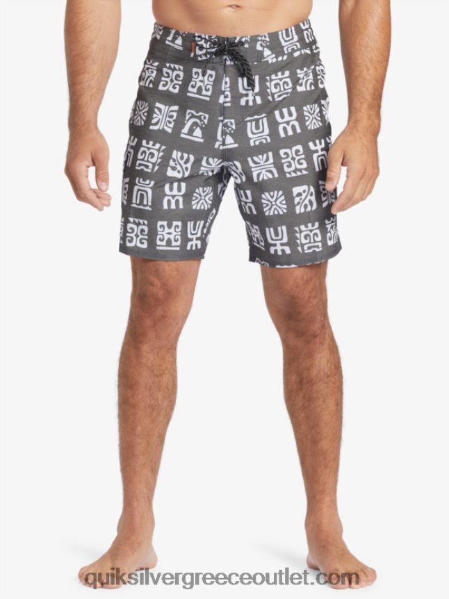 κουπί καναλιού waterman 20 boardshort Quiksilver άνδρες 66LP84640 κουπί μαύρου καναλιού bs