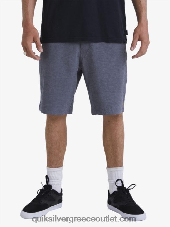 waterman backwater 20 boardshort αμφίβια Quiksilver άνδρες 66LP84774 μαύρος