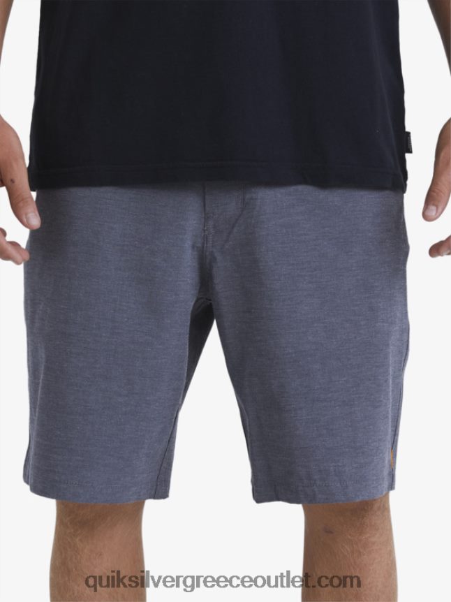 waterman backwater 20 boardshort αμφίβια Quiksilver άνδρες 66LP84774 μαύρος