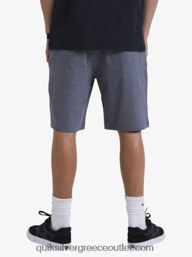 waterman backwater 20 boardshort αμφίβια Quiksilver άνδρες 66LP84774 μαύρος