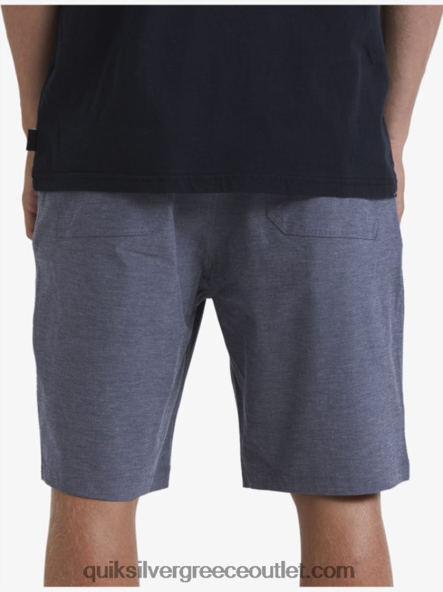 waterman backwater 20 boardshort αμφίβια Quiksilver άνδρες 66LP84774 μαύρος