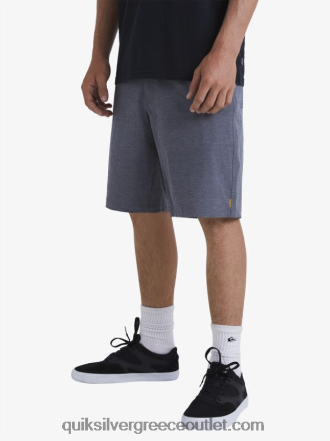 waterman backwater 20 boardshort αμφίβια Quiksilver άνδρες 66LP84774 μαύρος