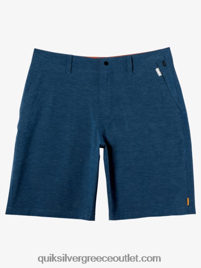waterman backwater 20 boardshort αμφίβια Quiksilver άνδρες 66LP84775 σημαία μπλε