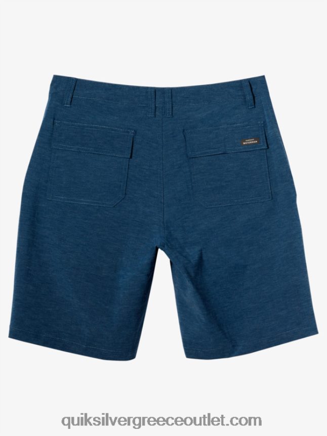 waterman backwater 20 boardshort αμφίβια Quiksilver άνδρες 66LP84775 σημαία μπλε