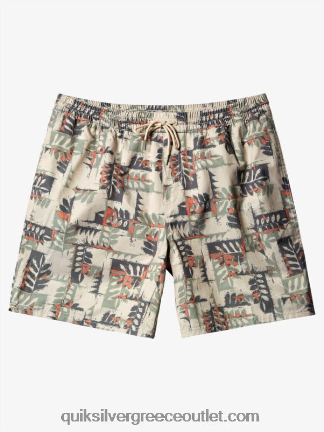 waterman canoes reef 17 volley Quiksilver άνδρες 66LP84546 κανό καφέ ρυζιού