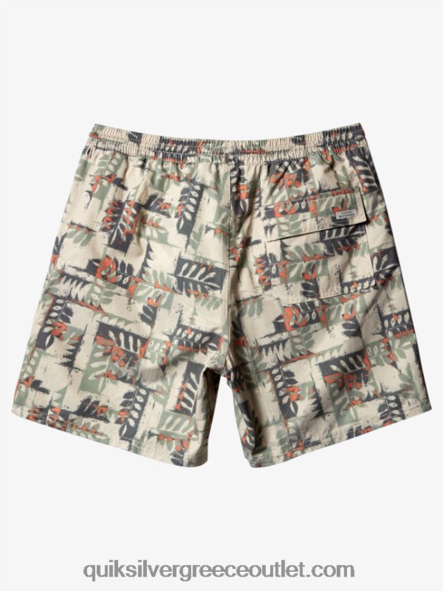 waterman canoes reef 17 volley Quiksilver άνδρες 66LP84546 κανό καφέ ρυζιού