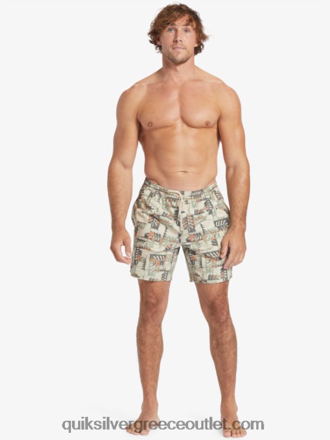 waterman canoes reef 17 volley Quiksilver άνδρες 66LP84546 κανό καφέ ρυζιού