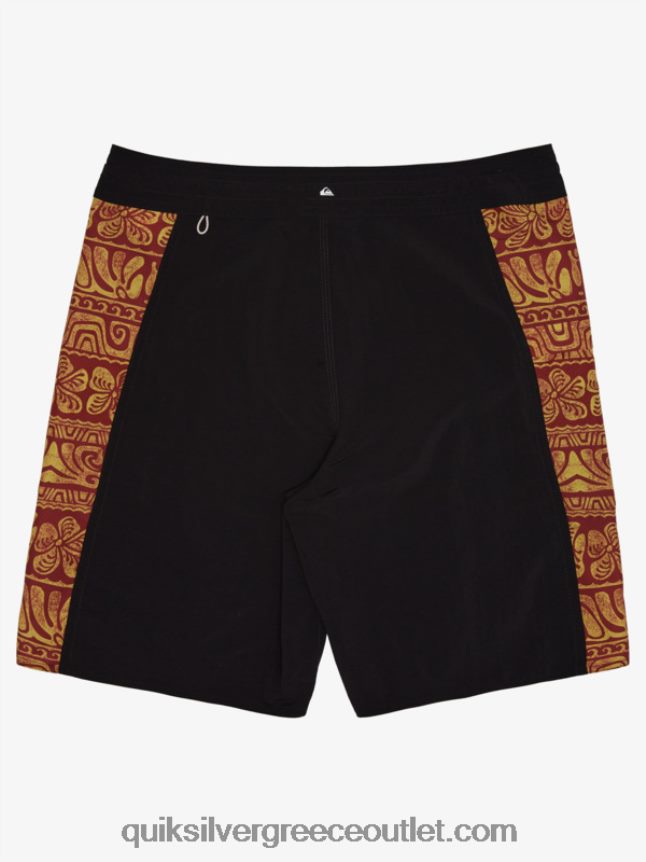 waterman cliffside 19 boardshort Quiksilver άνδρες 66LP841820 μαύρου γκρεμού bs