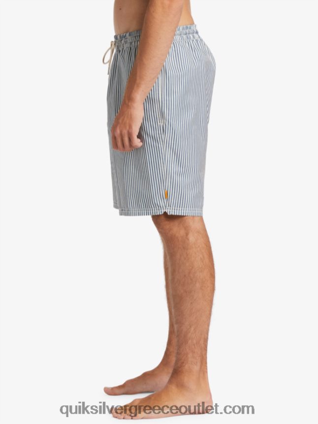 waterman deck stripe 19 volleys Quiksilver άνδρες 66LP841842 σημαία μπλε λωρίδα καταστρώματος