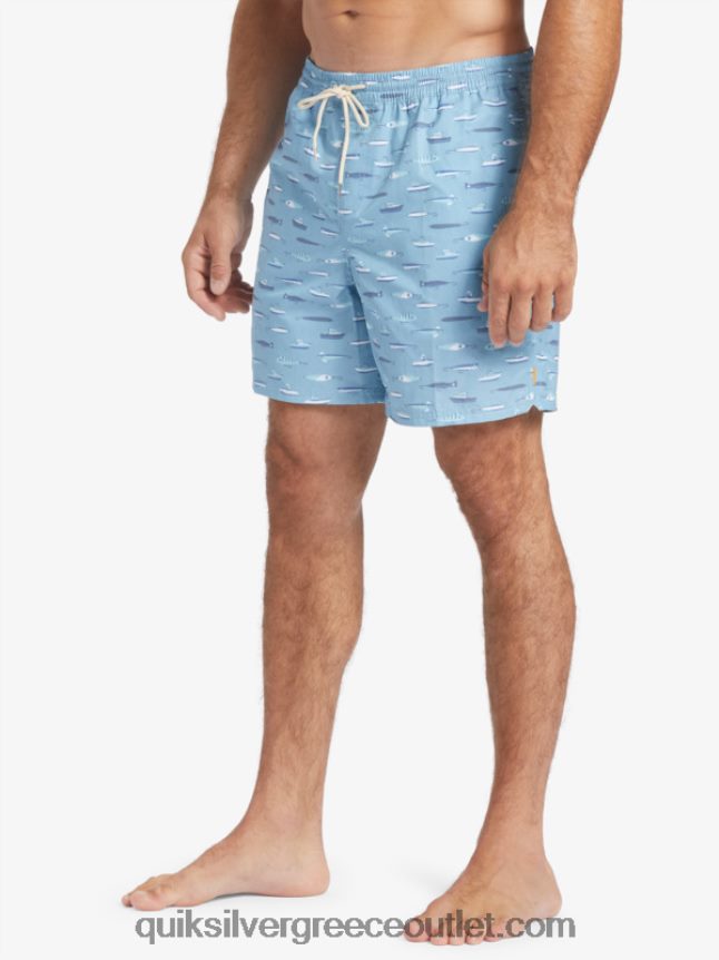 waterman drag εβδομάδα 17 βόλεϊ Quiksilver άνδρες 66LP84544 σούρουπο μπλε σύρετε εβδομάδα