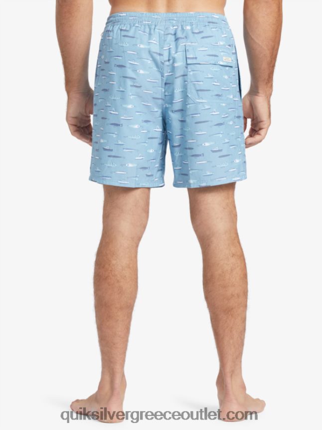 waterman drag εβδομάδα 17 βόλεϊ Quiksilver άνδρες 66LP84544 σούρουπο μπλε σύρετε εβδομάδα