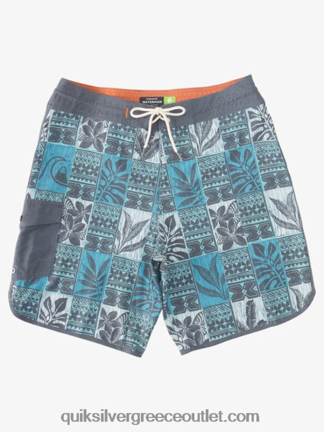 waterman leaf boxes χτένια 20 boardshorts Quiksilver άνδρες 66LP841299 capri breeze φύλλο bs