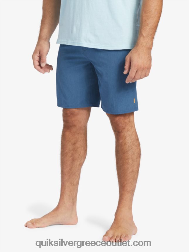 waterman suva 20 boardshort αμφίβια Quiksilver άνδρες 66LP84779 σημαία μπλε