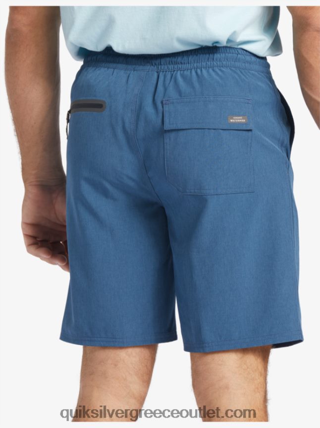 waterman suva 20 boardshort αμφίβια Quiksilver άνδρες 66LP84779 σημαία μπλε