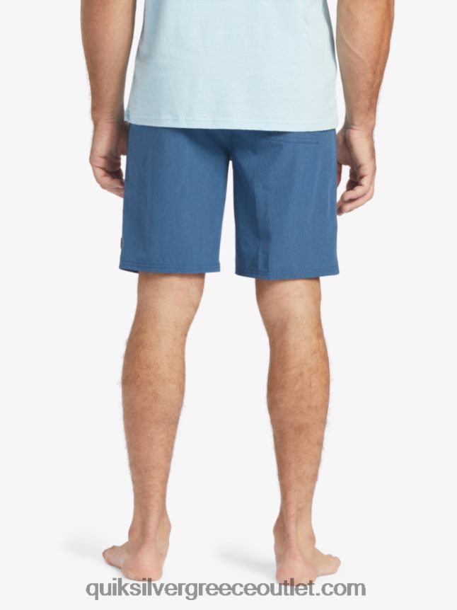 waterman suva 20 boardshort αμφίβια Quiksilver άνδρες 66LP84779 σημαία μπλε