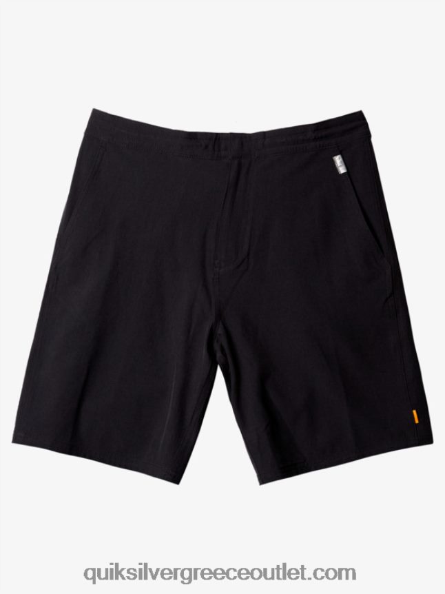 waterman suva 20 boardshort αμφίβια Quiksilver άνδρες 66LP84780 μαύρος