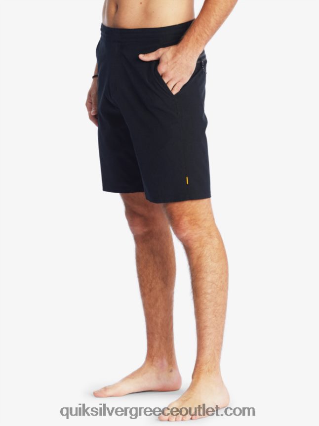 waterman suva 20 boardshort αμφίβια Quiksilver άνδρες 66LP84780 μαύρος