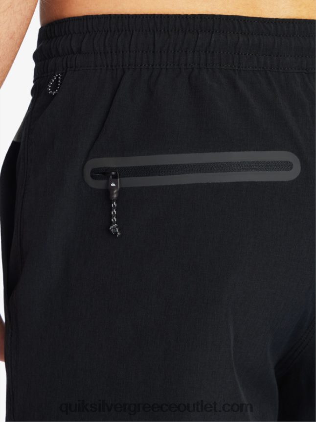 waterman suva 20 boardshort αμφίβια Quiksilver άνδρες 66LP84780 μαύρος