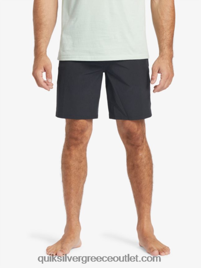 waterman suva 20 boardshort αμφίβια Quiksilver άνδρες 66LP84780 μαύρος