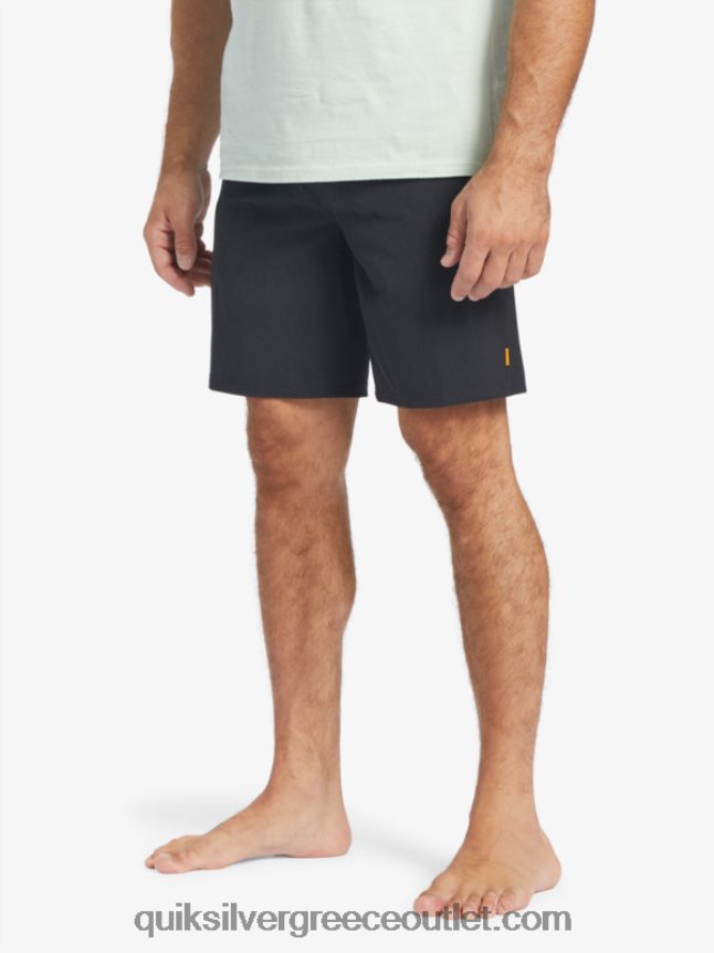 waterman suva 20 boardshort αμφίβια Quiksilver άνδρες 66LP84780 μαύρος