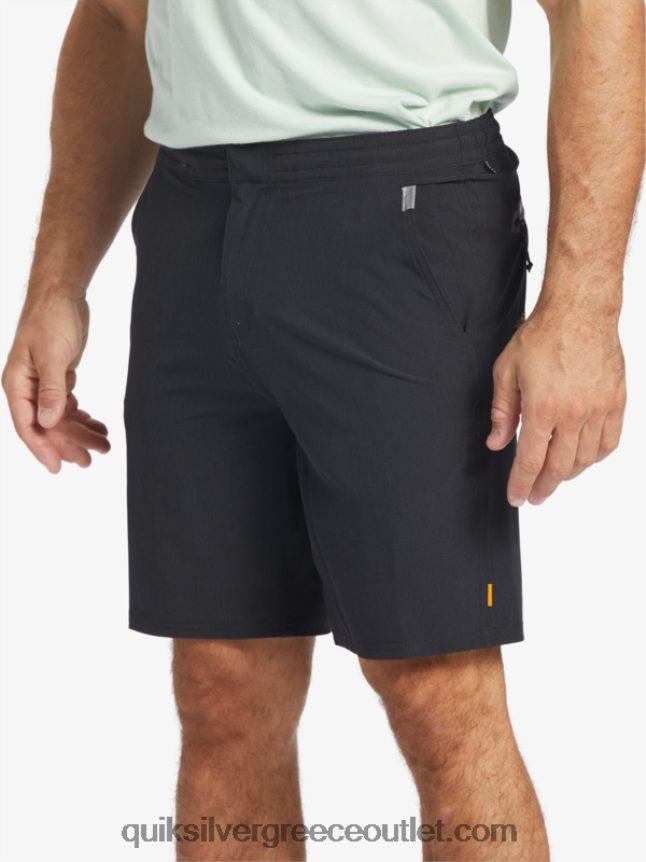 waterman suva 20 boardshort αμφίβια Quiksilver άνδρες 66LP84780 μαύρος
