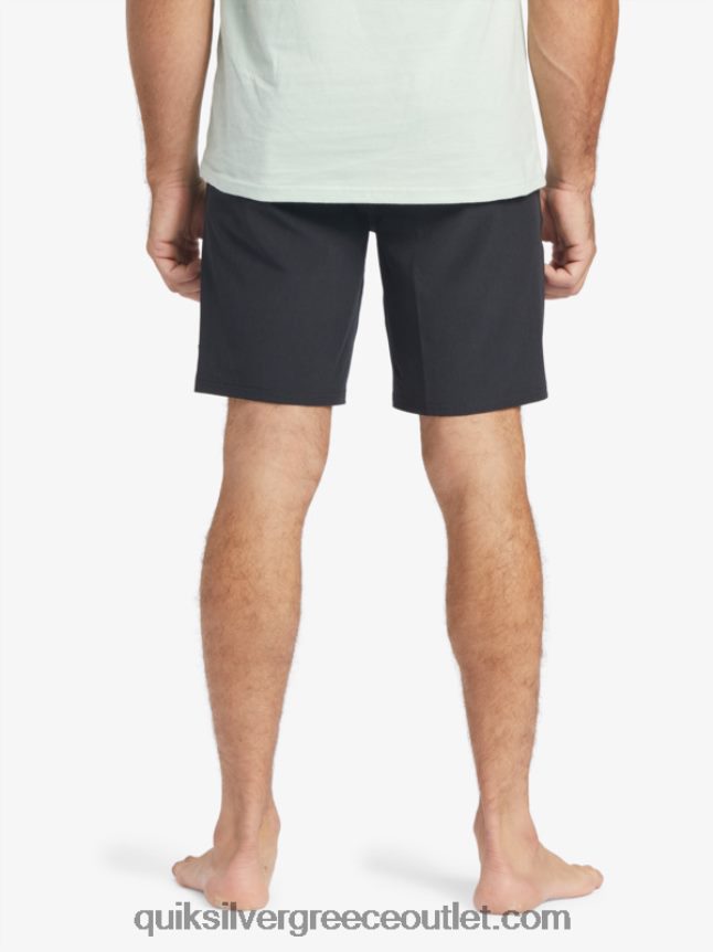waterman suva 20 boardshort αμφίβια Quiksilver άνδρες 66LP84780 μαύρος