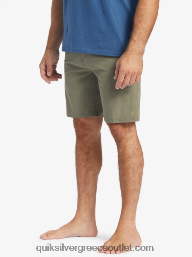 waterman suva 20 boardshort αμφίβια Quiksilver άνδρες 66LP84782 σκονισμένη ελιά