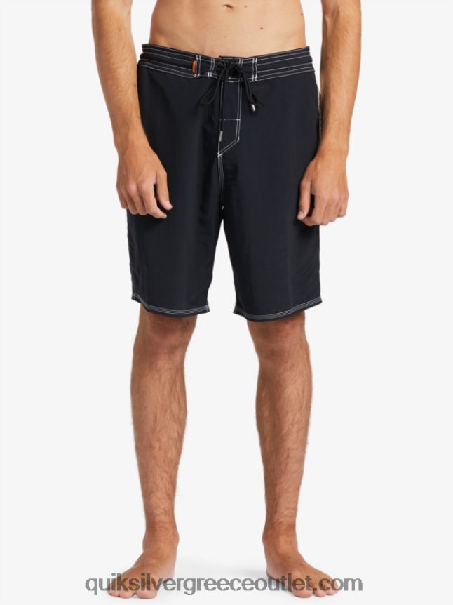 waterman throwback 19 boardshorts Quiksilver άνδρες 66LP841855 μαύρος
