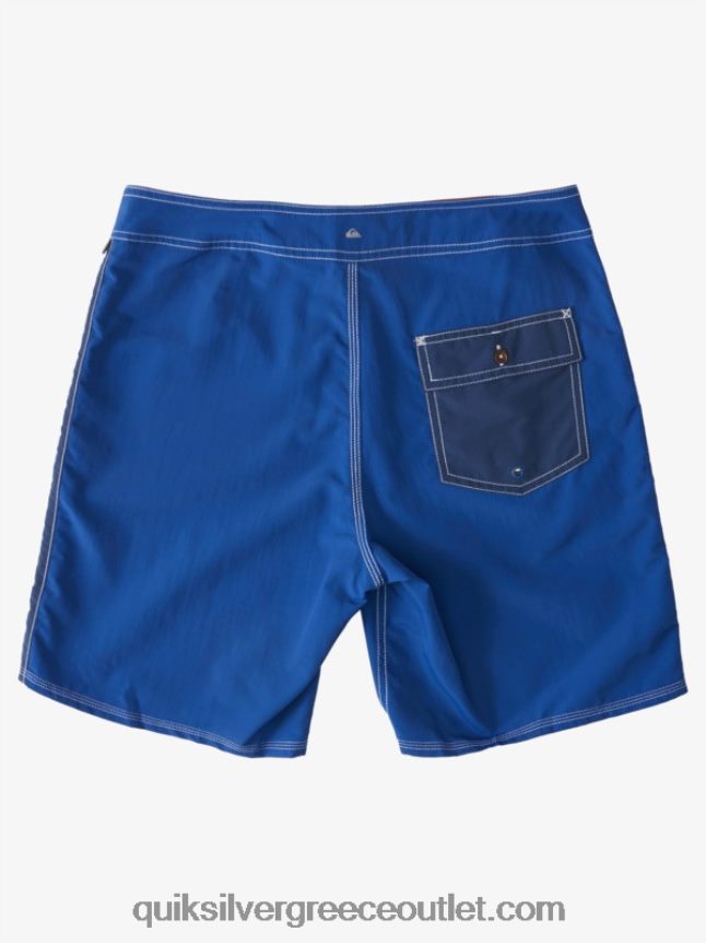 waterman throwback 19 boardshorts Quiksilver άνδρες 66LP841856 μπλε του Μονακό