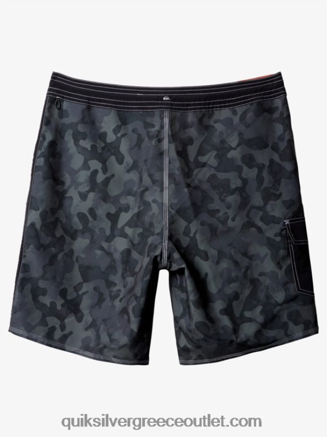 waterman throwback camo 19 boardshort Quiksilver άνδρες 66LP84535 μαύρο σβήσιμο