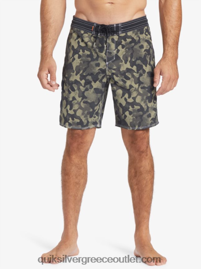 waterman throwback camo 19 boardshort Quiksilver άνδρες 66LP84535 μαύρο σβήσιμο