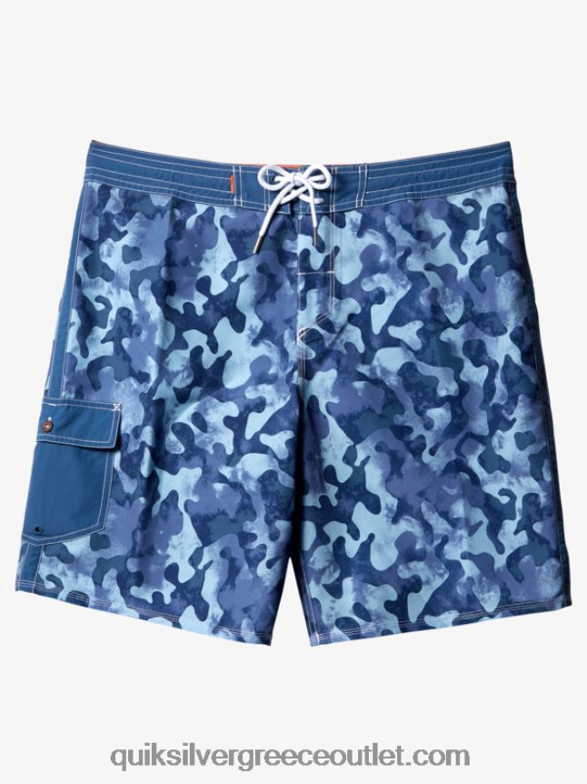 waterman throwback camo 19 boardshort Quiksilver άνδρες 66LP84536 σημαία μπλε αναδρομή