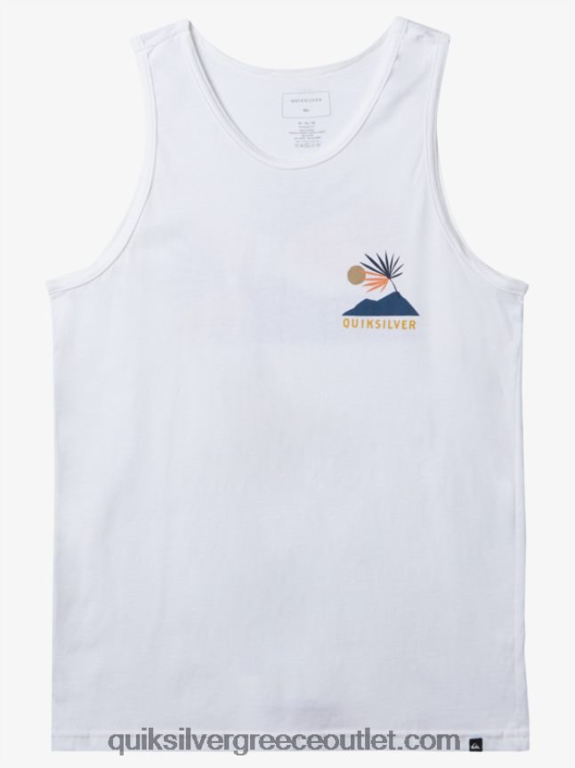 νέα δεξαμενή φυλής Quiksilver άνδρες 66LP84127 άσπρο