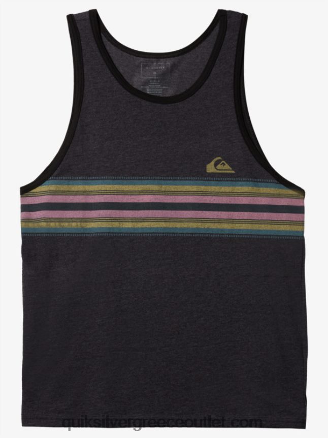 βελτιστοποιήστε το μπλουζάκι τανκ Quiksilver άνδρες 66LP841337 κάρβουνο ρείκι