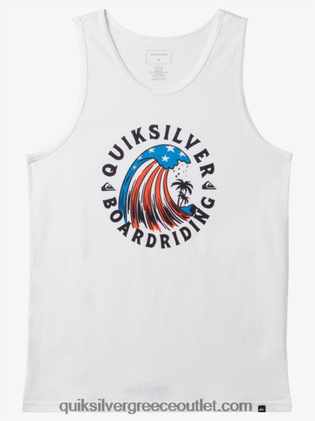 σπίτι της δεξαμενής κυμάτων Quiksilver άνδρες 66LP84154 άσπρο